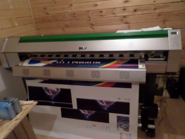Экосольвентный принтер 1,6,плоттер для печати, широформатный в Москве фото 5