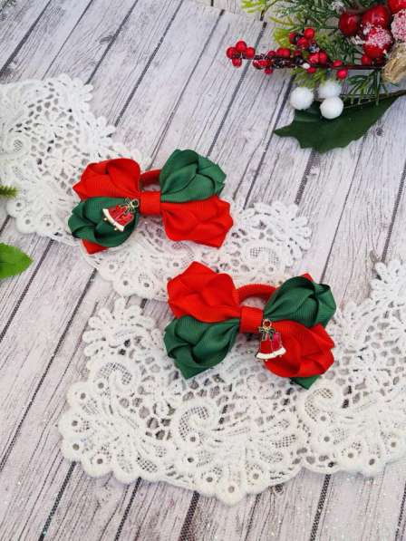 Новогодние Бантики и заколочки ручной работы в Анжеро-Судженске фото 10
