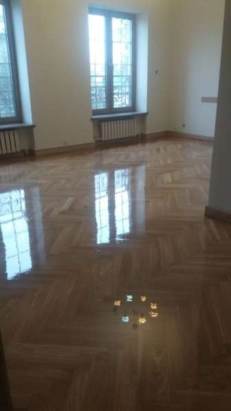 Шлифовка пола, паркет и лакировка в фото 4