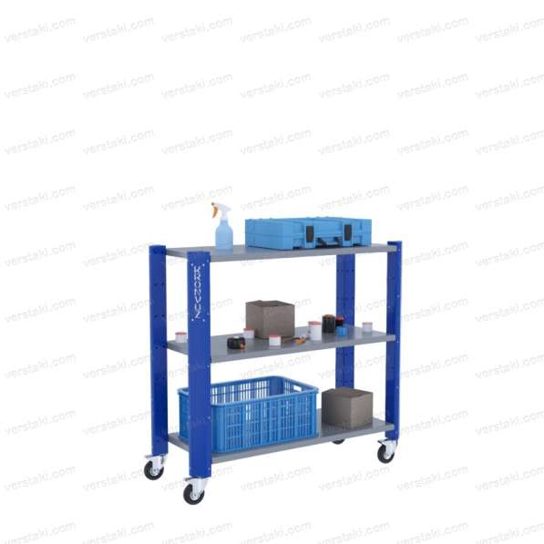 Мобильный стеллаж для мастерской KronVuz CT H3 12510-K2