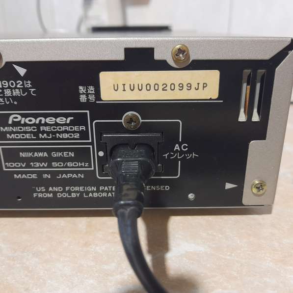 Минидисковая дека MD дека PIONEER MJ-N902 в Челябинске фото 8