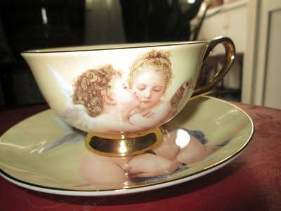Чайный фарфоровый набор"Ангелочки в Краснодаре фото 7