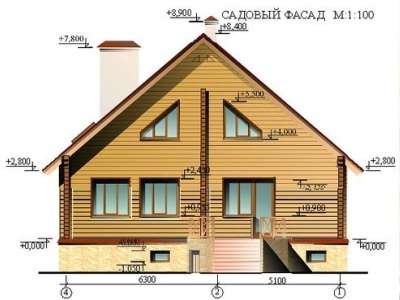 Дом из рубленного бревна под ключ в Казани фото 3