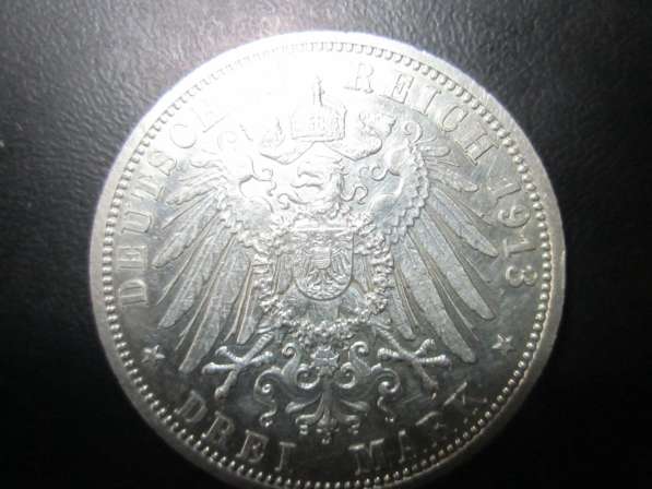 МОНЕТА-DREI MARK-НЕМЕЦКАЯ---СЕРЕБРО-ОРИГИНАЛ в Челябинске фото 15