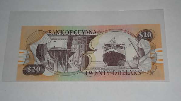Гайана, 20 долларов, 2009 г., Unc в Благовещенске