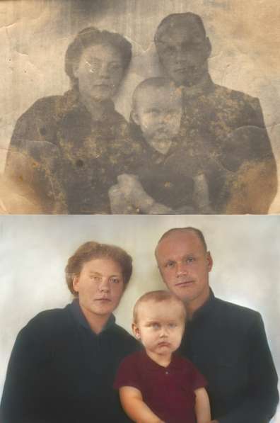 Реставрация, восстановление и колоризация старых фотографий в Владивостоке