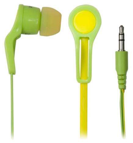 Наушники проводные Ritmix RH-014 Green Yellow