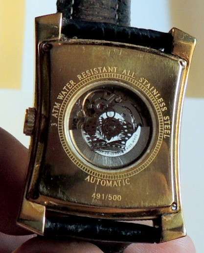 Часы наручные золотые, механические с мех. 2671 (Швейцария) в Москве фото 5