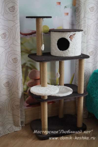 Домик для кошек с гамаком в Новосибирске фото 3