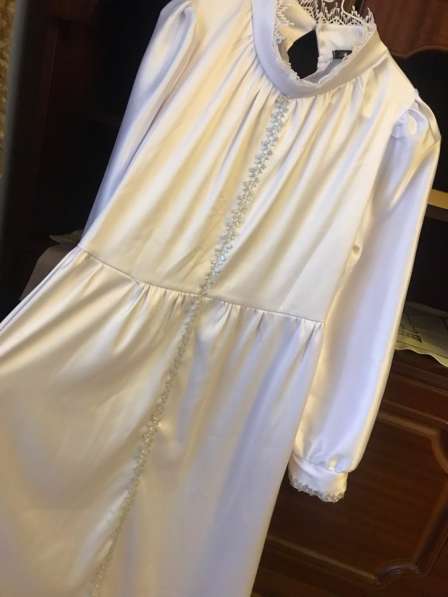 Белое элегантное платье в Грозном фото 4
