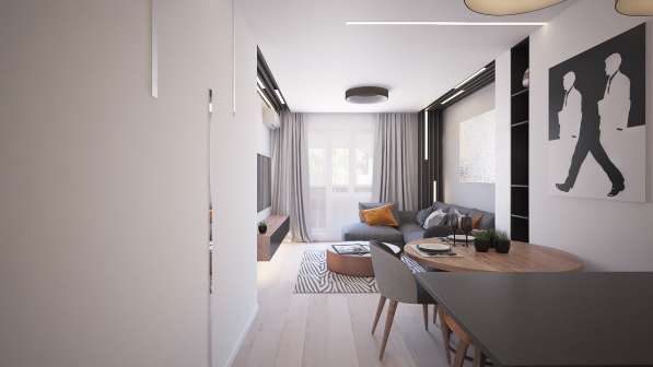 Реечные композиции в интерьере современного стиля в фото 17