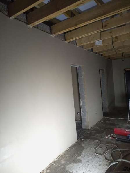 Работа гипсовая штукатурка стен