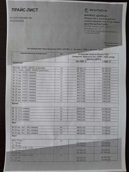 Продам металлопрокат от производителя в 
