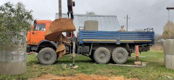 Камаз вездеход с краном (кму) и буром в Боровичах фото 4