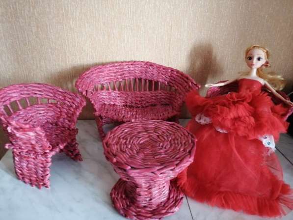 Плетёная мебель для Барби в Подольске фото 3