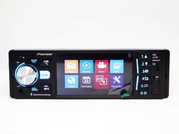 Магнитола Pioneer 4226 ISO - экран 4,1''+ DIVX + MP3 + USB в фото 4