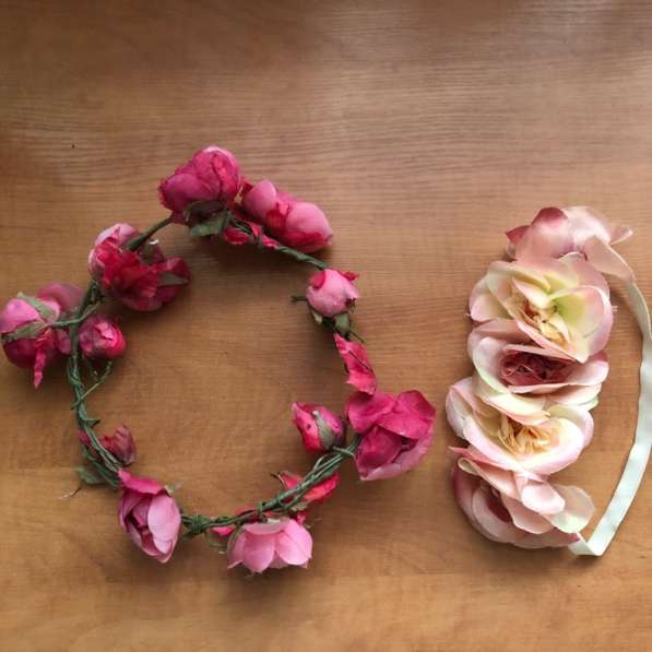 Венки из роз