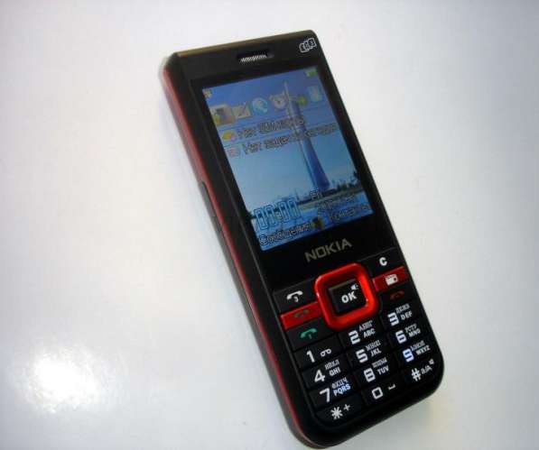 Nokia XpressMusic Black Red (3 сим-карты) в Москве фото 5