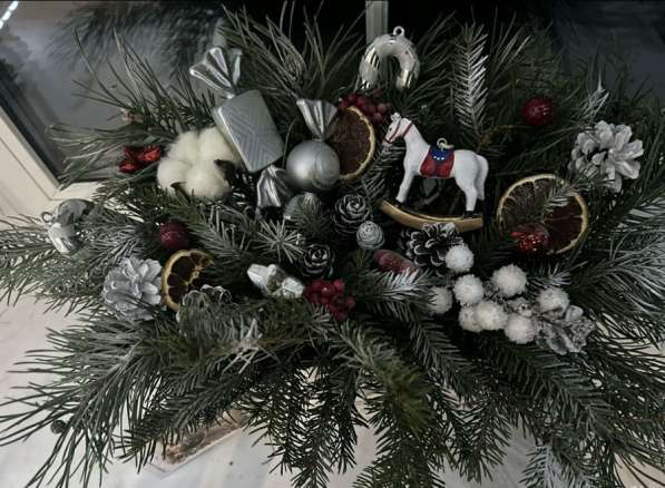 Новогодняя композиция в Ярославле фото 9