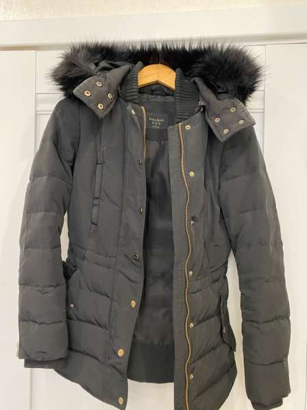 Женское пальто Zara чёрное xs в Реутове фото 4