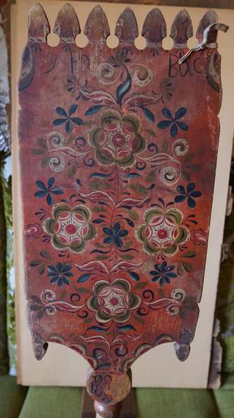 Старинная расписная прялка. Русский Север, Поважье, 188* год в Санкт-Петербурге фото 6