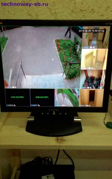 Установка систем видеонаблюдения, видеодомофонов, СКУД в Москве