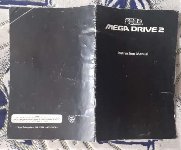 Sega Mega Drive 2. Инструкция.1994г. Редкость! в фото 5