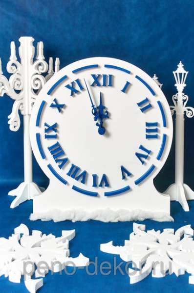 Новогодний декор из пенопласта в Бийске фото 5