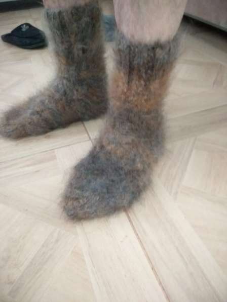 Вяжу и продаю носки,тапочки-следки,рукавички из шерсти собак в Екатеринбурге фото 4