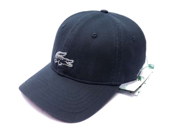 Бейсболка кепка Lacoste signature (черный)