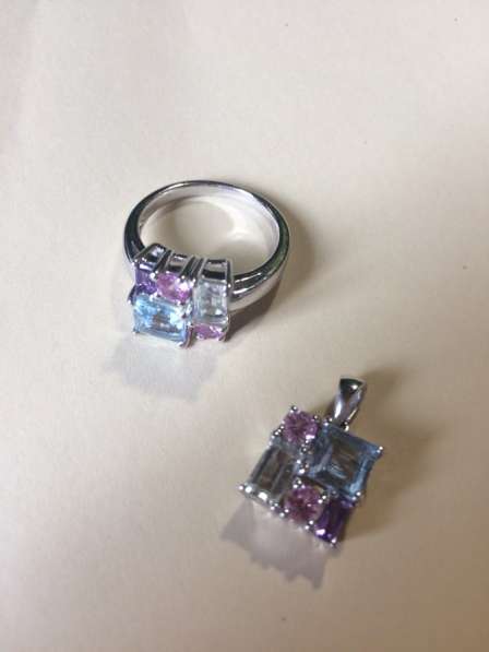 Серебряный комплект в Москве фото 4