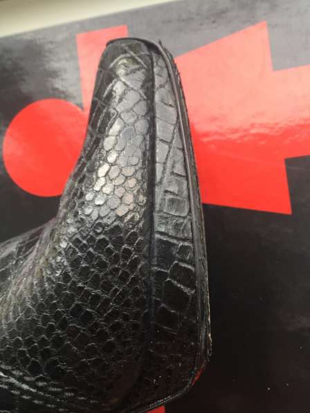 Ботинки бу Left&Rite Италия 39 черные кожа платофрма каблук в Москве фото 11
