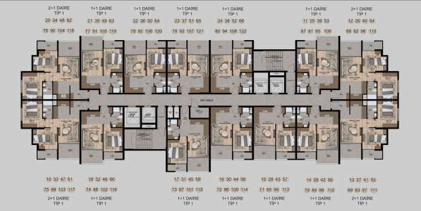 3-к. квартира 70м ² Турция, Мерсин, Мезитли, Акдениз в фото 7
