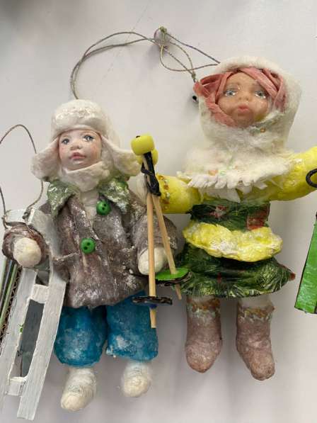 Ватная елочная игрушка в Новосибирске фото 5