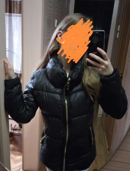 Чёрная теплая куртка в Новосибирске фото 3