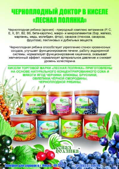 Кисели плодово-ягодные быстрорастворимы в Красноярске фото 3