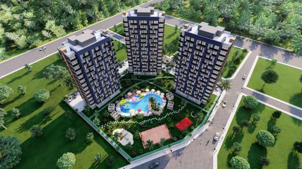 3-к. квартира 77м&sup2; Турция, Мерсин, Мезитли