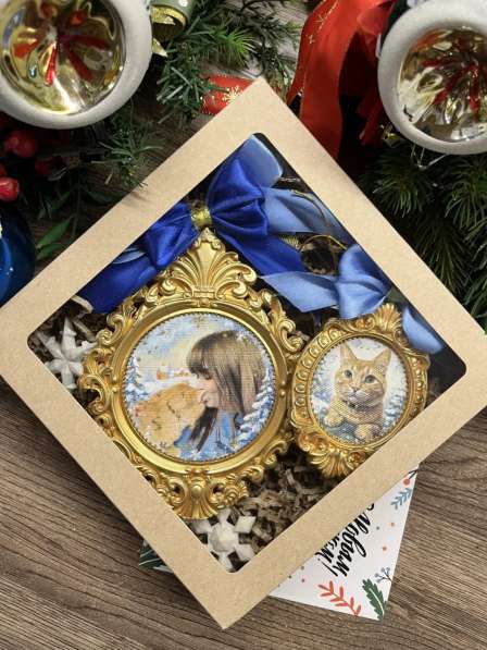 Украшение на елку с вашим фото в Батайске