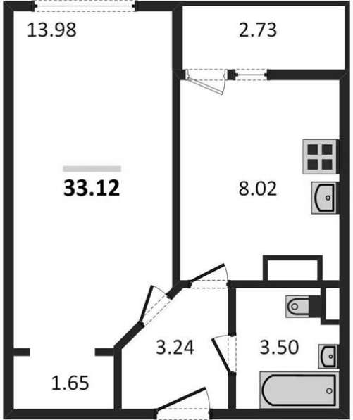 Продам однокомнатную квартиру в Волгоград.Жилая площадь 33,12 кв.м.Этаж 17.