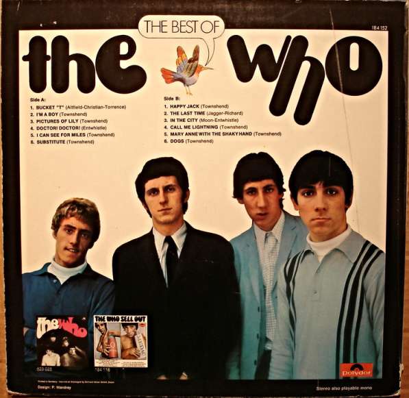 Пластинка виниловая The Who - The Best Of The Who в Санкт-Петербурге фото 4