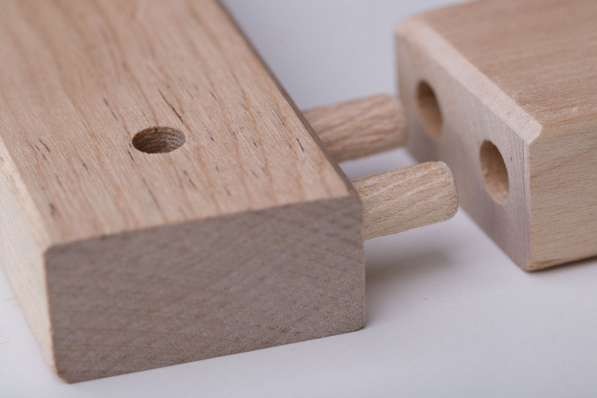 Деревянный мебельный шкант (дюбель, шип, штифт) М8 в фото 3