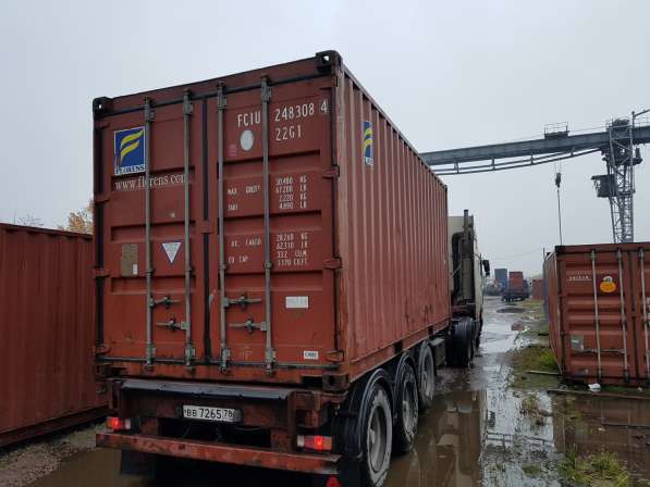 Аренда контейнеров 20 футов б/у в Санкт-Петербурге фото 7