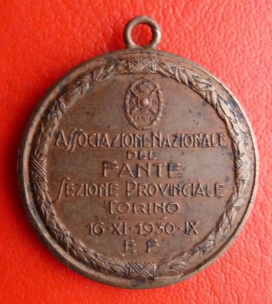 Италия медаль Ассоциации стрелков Турина в Орле