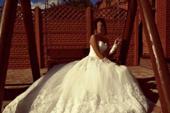 Свадебное платье -цвет айвори размер 42-44 - 70 000т в фото 3
