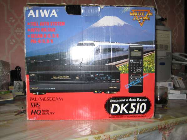 ВИДЕОМАГНИТОФОН AIWA VHS (Модель: HV-DK510 GPSKS) НОВЫЙ в Москве