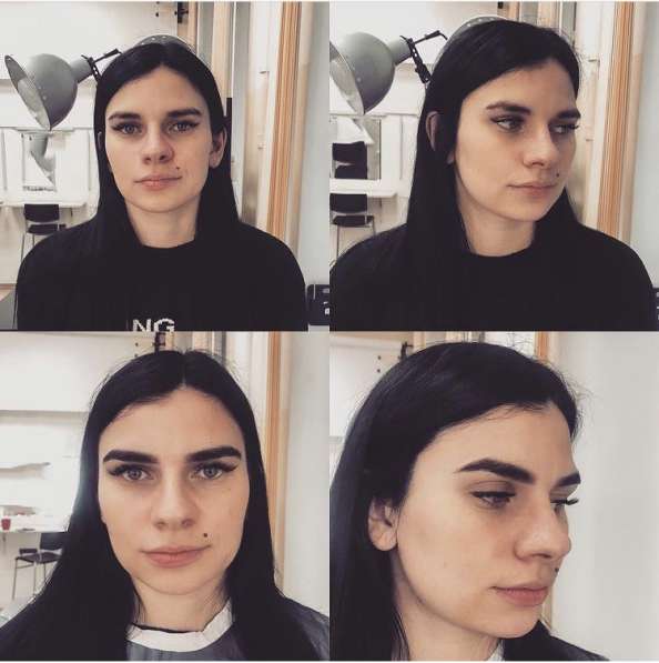 Окрашивание бровей в Санкт-Петербурге фото 3