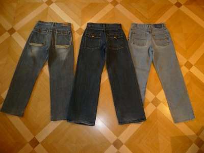 Три пары джинсов на 12-13-14 лет ZAJEANS75 рост 152-158-162 в Москве фото 10