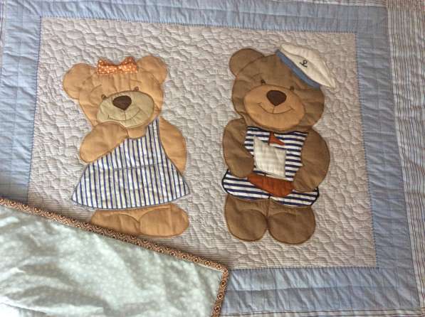 Лоскутное одеяло-покрывало для малышей в Омске фото 5