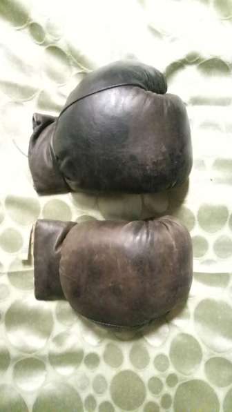 Перчатки боксерские кожаные СССР в Волжский фото 3