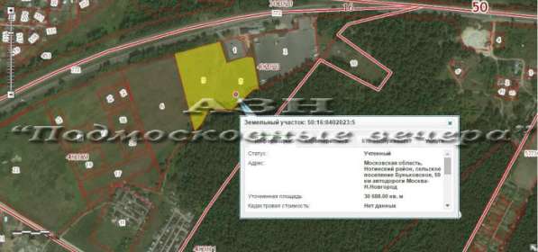 realty_mapper3.plot_in_locationСадовое некоммерческое тов-во. Площадь 650.00 сот.Есть Электричество. в Ногинске фото 19